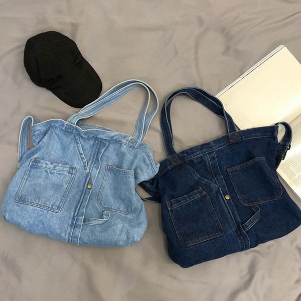 new net red denim shoulder messenger bag casual wild portable shopping bag canvas tote female
new net red denim shoulder messenger bag casual wild portable shopping bag canvas tote female