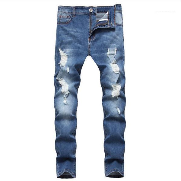 pencil pants zipper fly distrressed casual male clothing mens 2020 luxury designer jeans straight slim hole demin, Blue
pencil pants zipper fly distrressed casual male clothing mens 2020 luxury designer jeans straight slim hole demin, Blue