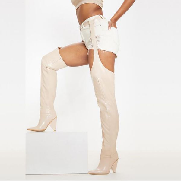 boots 2021 arrivals thigh spike heels pointed toe slip on with belt pole dance shoes stable night club chap boot, Black
boots 2021 arrivals thigh spike heels pointed toe slip on with belt pole dance shoes stable night club chap boot, Black