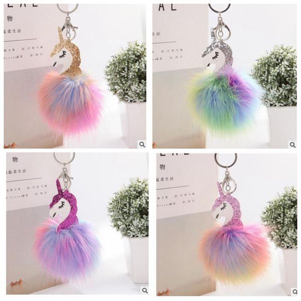 keychain unicorn chain charm fluffy key pompom pendant keyring handbag ring bag horse otsweet isapj, Silver
keychain unicorn chain charm fluffy key pompom pendant keyring handbag ring bag horse otsweet isapj, Silver