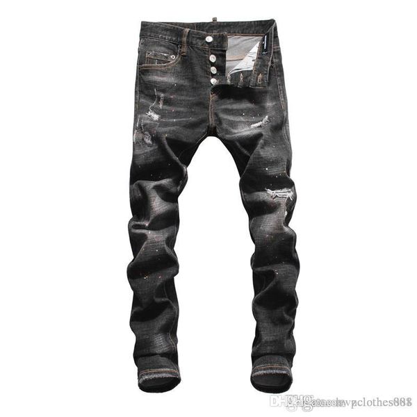 2020 new famous fashion designer distressed ripped mens jeans motorcycle biker jeans causal hole mens skinny jeans designer pants, Blue
2020 new famous fashion designer distressed ripped mens jeans motorcycle biker jeans causal hole mens skinny jeans designer pants, Blue