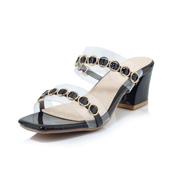 big size simple decorative sandals high heels sandals women shoes woman summer ladies, Black
big size simple decorative sandals high heels sandals women shoes woman summer ladies, Black