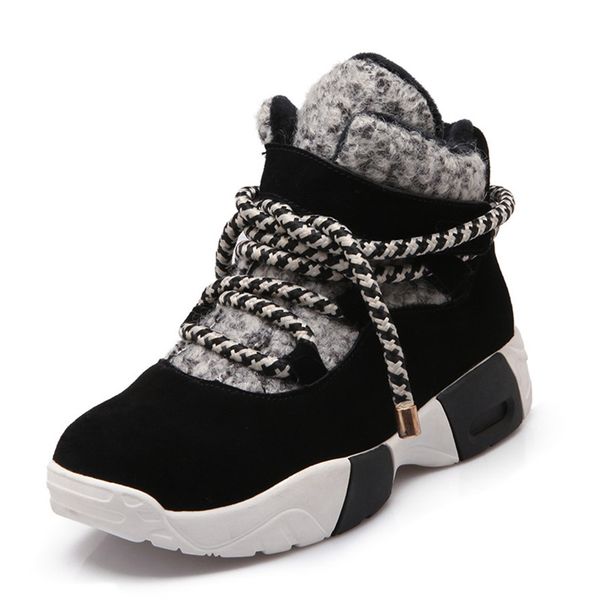 fashion women's sports shoes horse rope personality snow lady's boots comfortable warm casual shoes, Black
fashion women's sports shoes horse rope personality snow lady's boots comfortable warm casual shoes, Black