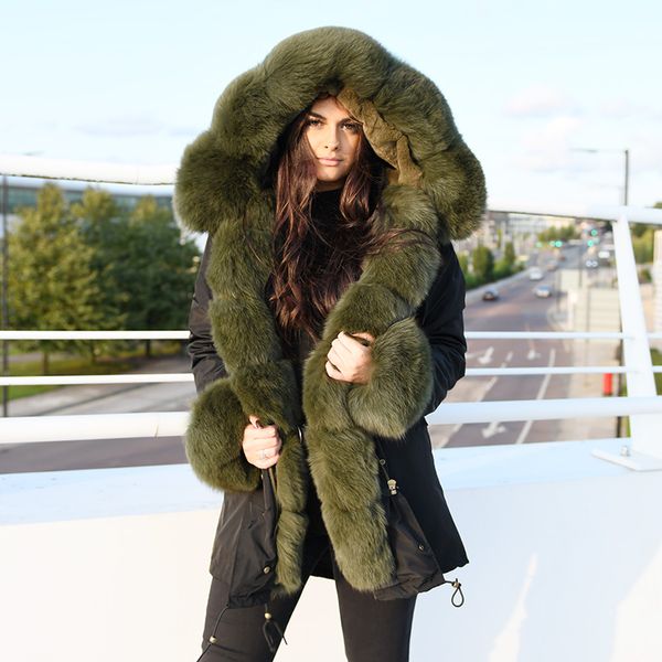 cx-g-p-02c women's real fur hooded fur trim front detachable faux lining winter jacket parka, Black;brown
cx-g-p-02c women's real fur hooded fur trim front detachable faux lining winter jacket parka, Black;brown