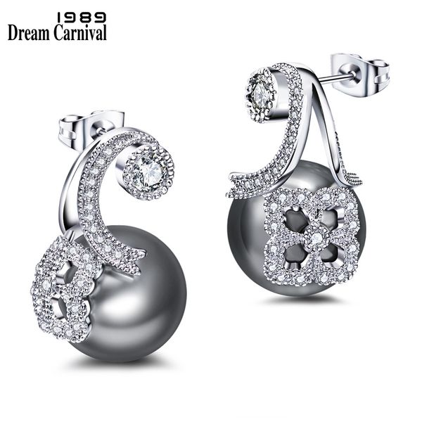 dreamcarnival 1989 unique design synthetic grey pearl white cubic zircon wholesales discount pendientes drop earrings we3725 200923, Silver
dreamcarnival 1989 unique design synthetic grey pearl white cubic zircon wholesales discount pendientes drop earrings we3725 200923, Silver