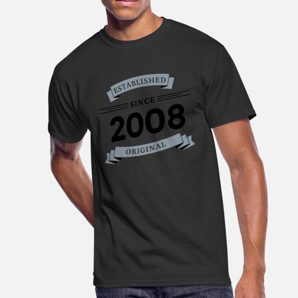 established since 2008 t shirt men design cotton size s-3xl unique gift breathable summer style leisure shirt
established since 2008 t shirt men design cotton size s-3xl unique gift breathable summer style leisure shirt
