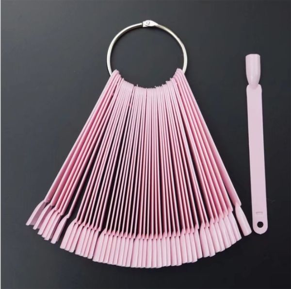 50pcs transparent fan board display nail art tips false round hoop stick practice for polish gel showing tools 100sets, Red;gold
50pcs transparent fan board display nail art tips false round hoop stick practice for polish gel showing tools 100sets, Red;gold