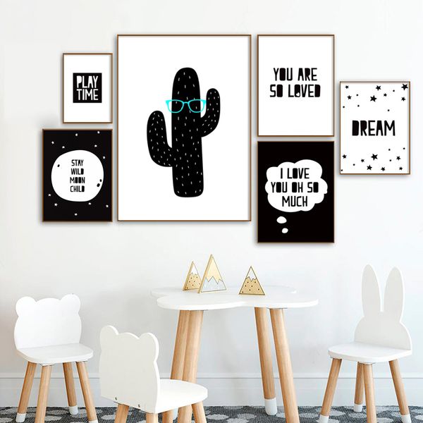 paintings kawaii black white cactus cartoon wall art canvas posters nursery love quote print nordic painting picture children room decor
paintings kawaii black white cactus cartoon wall art canvas posters nursery love quote print nordic painting picture children room decor