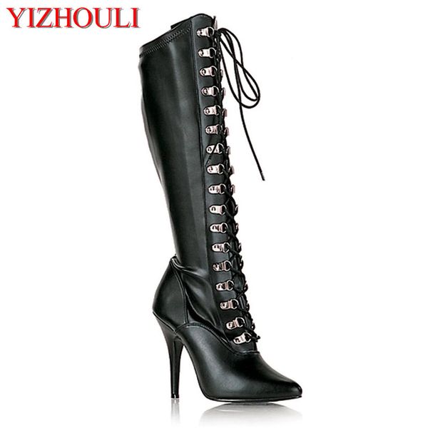 pointed pu platform boots and 12 cm high heels, suitable for women's fashion banquet high-heeled ankle boots, Black
pointed pu platform boots and 12 cm high heels, suitable for women's fashion banquet high-heeled ankle boots, Black