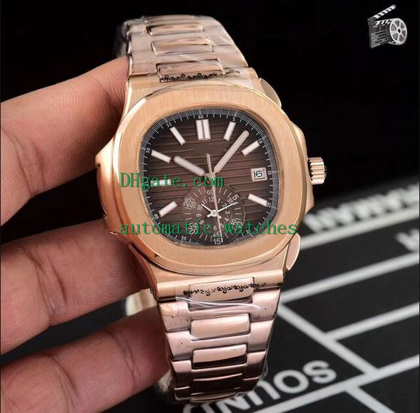 luxury watches wristwatches automatic 40.5mm nautilus 59801r-001 18k rose gold steel bracelet blue dial fashion watches, Slivery;brown
luxury watches wristwatches automatic 40.5mm nautilus 59801r-001 18k rose gold steel bracelet blue dial fashion watches, Slivery;brown