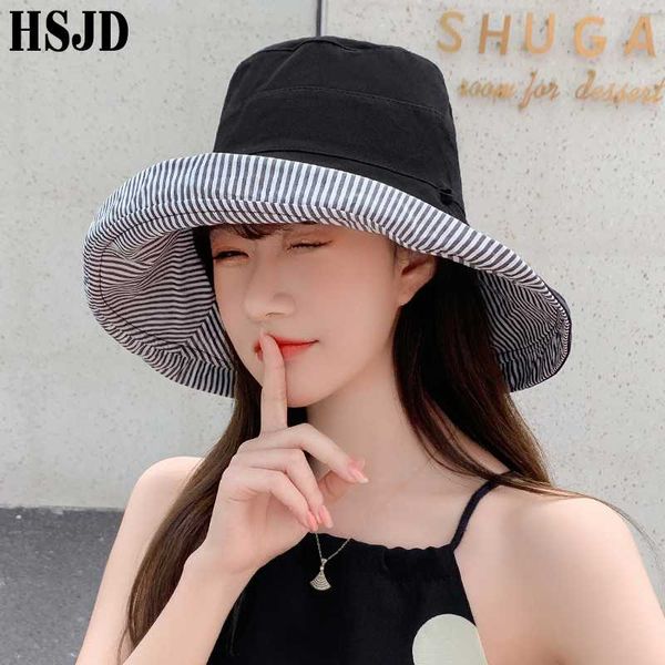double-sided stripe sun hats summer women anti-uv foldable big brim hat outdoor travel beach visor female panama fisherman's hat, Blue;gray
double-sided stripe sun hats summer women anti-uv foldable big brim hat outdoor travel beach visor female panama fisherman's hat, Blue;gray
