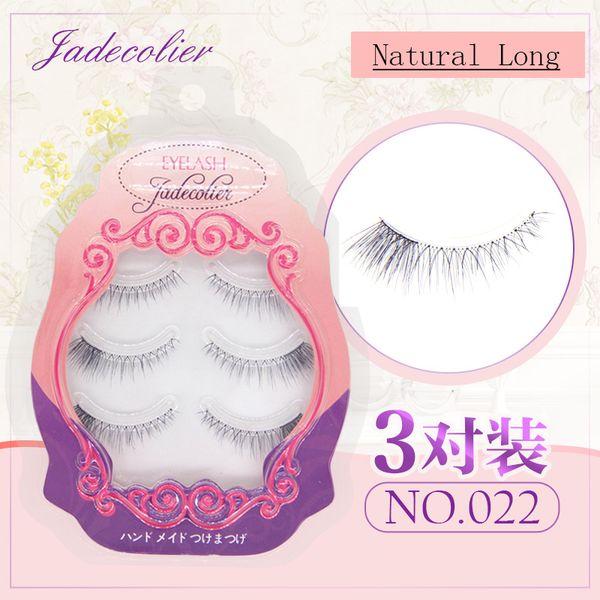 false eyelashes 3 pairs japanese style natural looking beauty long makeup fake strip lashes
false eyelashes 3 pairs japanese style natural looking beauty long makeup fake strip lashes