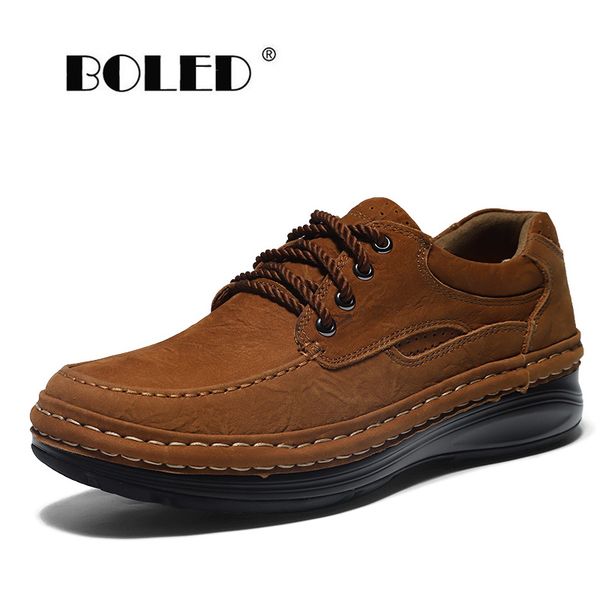 natural leather platform men shoes lace-up soft leather casual shoes handmade wear-resistant men, Black
natural leather platform men shoes lace-up soft leather casual shoes handmade wear-resistant men, Black