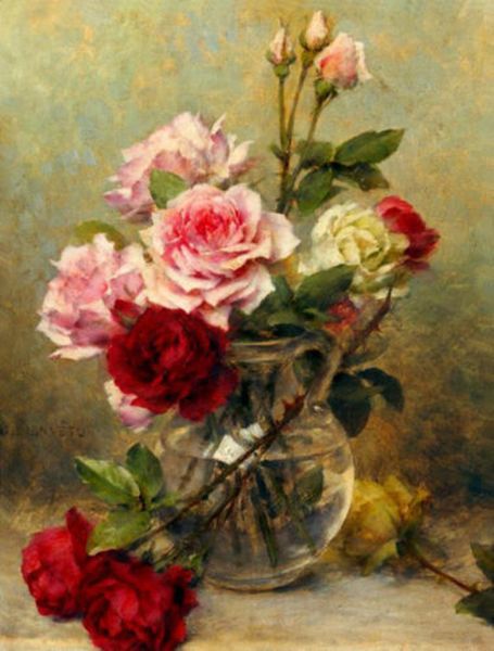 gustave bienvetu - a vase of roses flowers wall decor handpainted &hd print oil painting on canvas wall art canvas paintings 200827
gustave bienvetu - a vase of roses flowers wall decor handpainted &hd print oil painting on canvas wall art canvas paintings 200827