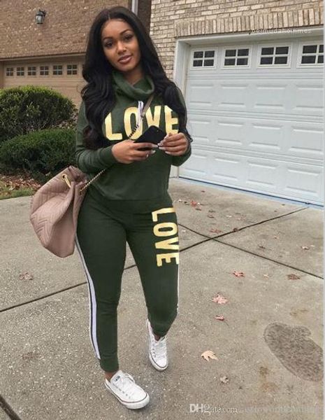 printed tracksuits casual long sleeve cowl neck relaxed long pants women sport suits women designer letter, Gray
printed tracksuits casual long sleeve cowl neck relaxed long pants women sport suits women designer letter, Gray