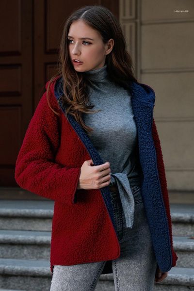 fashion both sides can wear winter jacket colorful womens warm coats womens designer fleece cardigan jacket, Black;brown
fashion both sides can wear winter jacket colorful womens warm coats womens designer fleece cardigan jacket, Black;brown