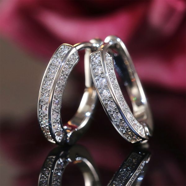 Februaryfrost Brand Trendy Small Hoop Earrings for Women Three Colors Available Micro Paved CZ Anniversary Birthday Fine Gift Daily Accessor
Februaryfrost Brand Trendy Small Hoop Earrings for Women Three Colors Available Micro Paved CZ Anniversary Birthday Fine Gift Daily Accessor