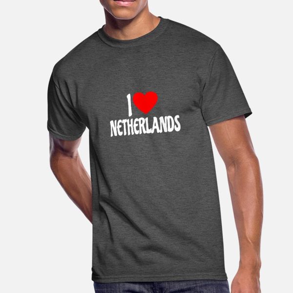i love netherland shirt t shirt men designs cotton size s-3xl gents fitness funny spring autumn cool shirt
