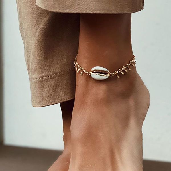 bangle bohemia shell ankle for women tassel pendant anklets 2021 fashion beach seashell simple charm jewelry accesorios mujer, Black
bangle bohemia shell ankle for women tassel pendant anklets 2021 fashion beach seashell simple charm jewelry accesorios mujer, Black