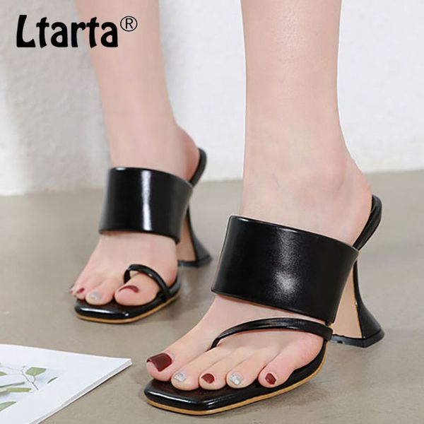 slippers ltarta 2021 summer patent leather high-heeled female casual outdoor black fine-heeled open-toe women's shoes
slippers ltarta 2021 summer patent leather high-heeled female casual outdoor black fine-heeled open-toe women's shoes