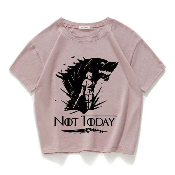 not today game of thrones tv show arya stark print shirt female harajuku summer vintage short t-shirt women crop 2019
not today game of thrones tv show arya stark print shirt female harajuku summer vintage short t-shirt women crop 2019