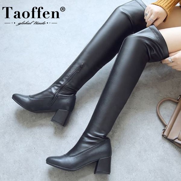 колено сапоги taoffen over the для женщин густой высоких каблуках площади toe zipper silm длинные сапоги мода женская обувь размер 32-43, Black
колено сапоги taoffen over the для женщин густой высоких каблуках площади toe zipper silm длинные сапоги мода женская обувь размер 32-43, Black