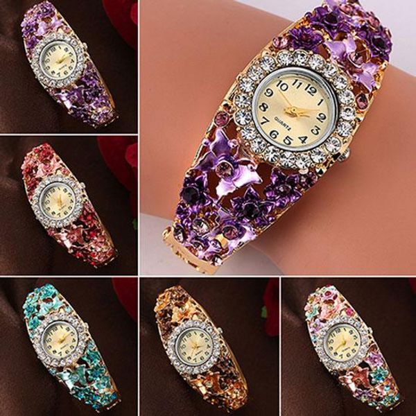 women's flower butterfly dial rhinestone bracelet wristwatch dress watch round, Slivery;brown
women's flower butterfly dial rhinestone bracelet wristwatch dress watch round, Slivery;brown