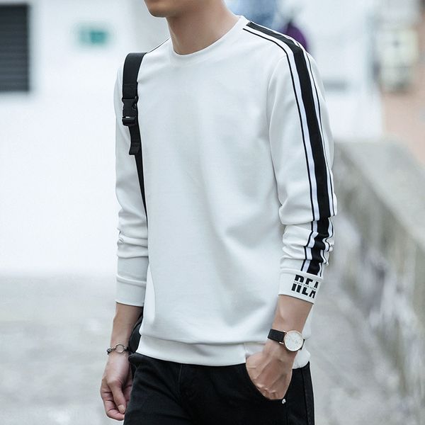 autumn mens korean long sleeve handsome neck round upper sweater clothes fashion t-shirt kg-95, Black
autumn mens korean long sleeve handsome neck round upper sweater clothes fashion t-shirt kg-95, Black