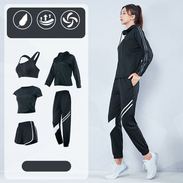 2-6pcs / набор фитнес спортивный костюм женщины йога set gym одежда outfit куртка + pant + гетры + бюстгальтер + рубашка + шорты идущие трен, White;red
2-6pcs / набор фитнес спортивный костюм женщины йога set gym одежда outfit куртка + pant + гетры + бюстгальтер + рубашка + шорты идущие трен, White;red