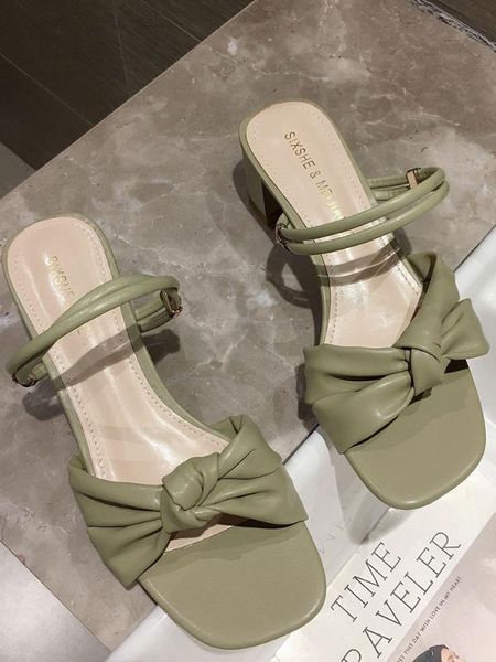 women's shoes sandals 2020 summer new fashion two-piece set foot bow bow heel slippers, Black
women's shoes sandals 2020 summer new fashion two-piece set foot bow bow heel slippers, Black