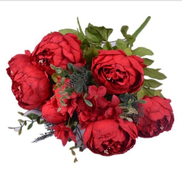 13 heads/bouquet peony artificial flowers decoration silk fake flowers for home wedding party office decoration dried
13 heads/bouquet peony artificial flowers decoration silk fake flowers for home wedding party office decoration dried