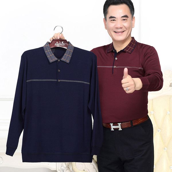 2020 spring and autumn men's long sleeve lapel t-shirt for middle-aged and elderly men loose fashion comfortable business men's da, Black;white
2020 spring and autumn men's long sleeve lapel t-shirt for middle-aged and elderly men loose fashion comfortable business men's da, Black;white