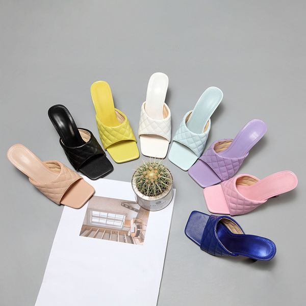 women 8cm yellow purple white high heel plaid slides sandals for female ladies crystal flip flop new 2020 plus size 41 42, Black
women 8cm yellow purple white high heel plaid slides sandals for female ladies crystal flip flop new 2020 plus size 41 42, Black