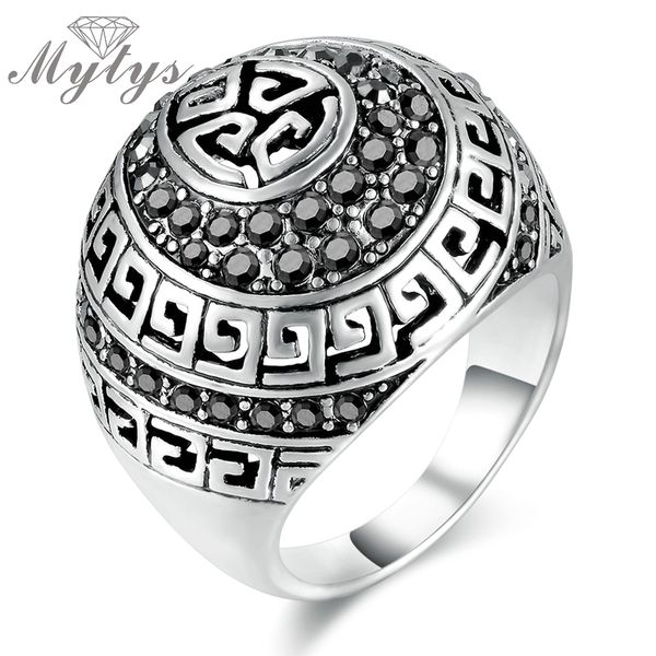 mytys classic retro big round ring for women new arrival vintage jewelry copper alloy crystal invisible setting r1092, Golden;silver
mytys classic retro big round ring for women new arrival vintage jewelry copper alloy crystal invisible setting r1092, Golden;silver