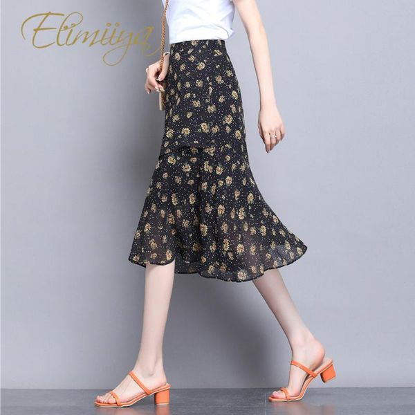 skirts elimiiya summer autumn elegant floral chiffon skirt women wild fashion mid-length high waist irregular hip, Black
skirts elimiiya summer autumn elegant floral chiffon skirt women wild fashion mid-length high waist irregular hip, Black