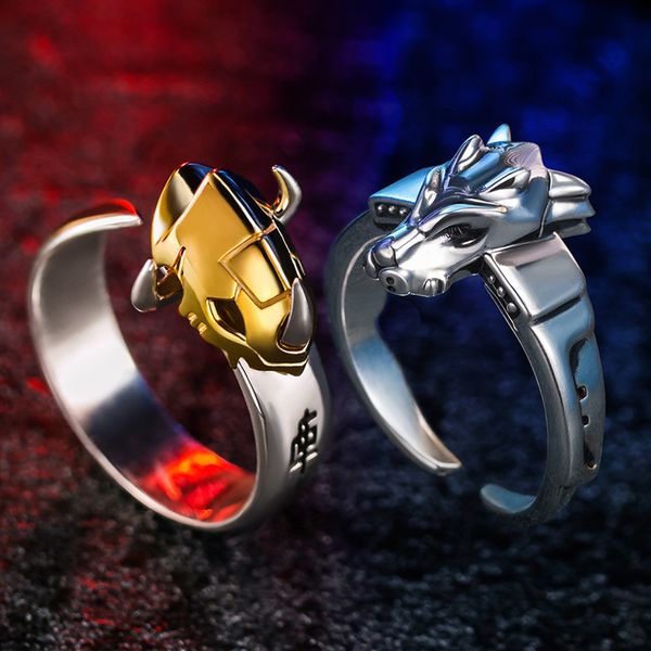 anime digimon wargreymon omegamon metal garurumon 15th anniversary ring cosplay accessories prop halloween cosplay ring gift, Silver 
anime digimon wargreymon omegamon metal garurumon 15th anniversary ring cosplay accessories prop halloween cosplay ring gift, Silver