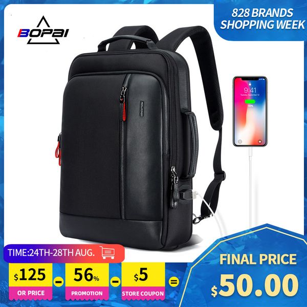 bopai anti theft enlarge backpack usb external charge 15.6 inch lapbackpack men waterproof school backpack bags for teenager
bopai anti theft enlarge backpack usb external charge 15.6 inch lapbackpack men waterproof school backpack bags for teenager