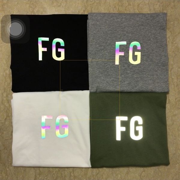mens womens tshirt letter fg reflective high street short sleeve fashion letter printed tshirt with 4 colors, White;black
mens womens tshirt letter fg reflective high street short sleeve fashion letter printed tshirt with 4 colors, White;black