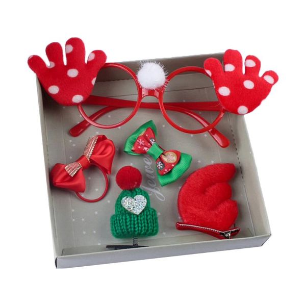 5 pcs christmas party props set xmas headbands hair accessories gift for kids, Golden;silver
5 pcs christmas party props set xmas headbands hair accessories gift for kids, Golden;silver