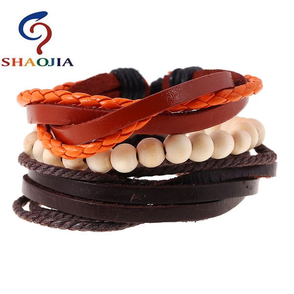 3 pcs/set vintage male bracelets wooden beads ball strand bracelets handmade rope braided charm bracelet men jewelry, Black
3 pcs/set vintage male bracelets wooden beads ball strand bracelets handmade rope braided charm bracelet men jewelry, Black