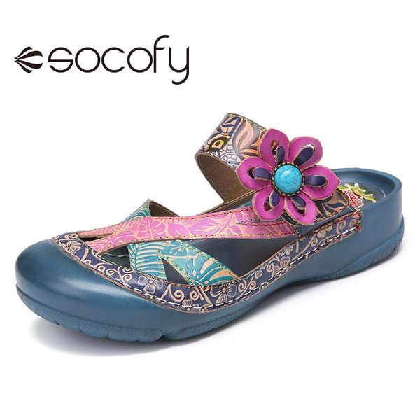 socofy womens retro style sandals leather beaded floral hook loop shoes hand stitching beach flat slides mules sandals 2020, Black
socofy womens retro style sandals leather beaded floral hook loop shoes hand stitching beach flat slides mules sandals 2020, Black