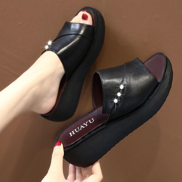 shoes women on a wedge summer woman slippers casual slides pantofle heeled mules platform soft beach luxury 2020 heels, Black
shoes women on a wedge summer woman slippers casual slides pantofle heeled mules platform soft beach luxury 2020 heels, Black