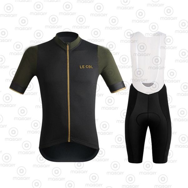 le col summer men short sleeve cycling jersey sets conjuntos ciclismo bib shorts mountainbike roadbike quick-dry fabric clothing, Black;blue
le col summer men short sleeve cycling jersey sets conjuntos ciclismo bib shorts mountainbike roadbike quick-dry fabric clothing, Black;blue