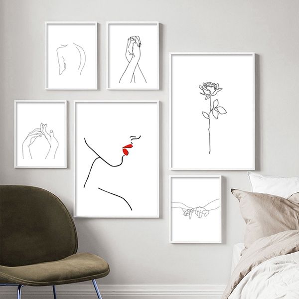 nordic fashion women's stick figure art print women face,hand,rose - gifts for women canvas print wall picture for bedroom decor
nordic fashion women's stick figure art print women face,hand,rose - gifts for women canvas print wall picture for bedroom decor