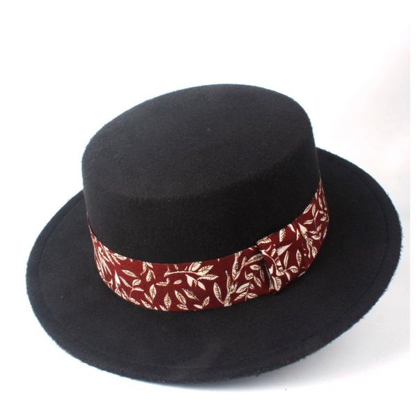 wide brim hats wool men women flat fedora hat with peaceful leaves ribbon winter jazz churchin fascinator size 56-58cm, Blue;gray
wide brim hats wool men women flat fedora hat with peaceful leaves ribbon winter jazz churchin fascinator size 56-58cm, Blue;gray