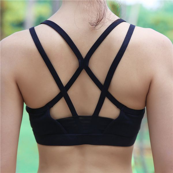 women solid sleeveless quick dry breathable sports fitness bras size s-l, White;black
women solid sleeveless quick dry breathable sports fitness bras size s-l, White;black