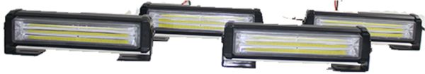high power 4 in 1 72w red/blue flashing strobe led warning light strobe caution light car emergency beacon bar plice