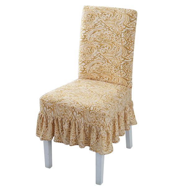 elastic floral printing ruffled hem home office super stretch dining chair cover
elastic floral printing ruffled hem home office super stretch dining chair cover