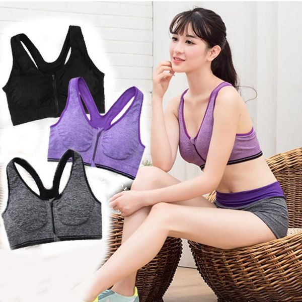 женщины zipper push up спорт bras жилет белье противоударного дышащий фитнес спортивного running йог спортивный tops горячей продажа, White;black
женщины zipper push up спорт bras жилет белье противоударного дышащий фитнес спортивного running йог спортивный tops горячей продажа, White;black