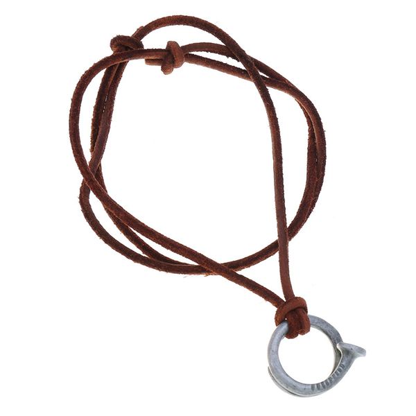 chains punk vintage men brown leather necklace metal gothic twisted nails pendant statement adjustable long rope chain fashion jewelry, Silver
chains punk vintage men brown leather necklace metal gothic twisted nails pendant statement adjustable long rope chain fashion jewelry, Silver